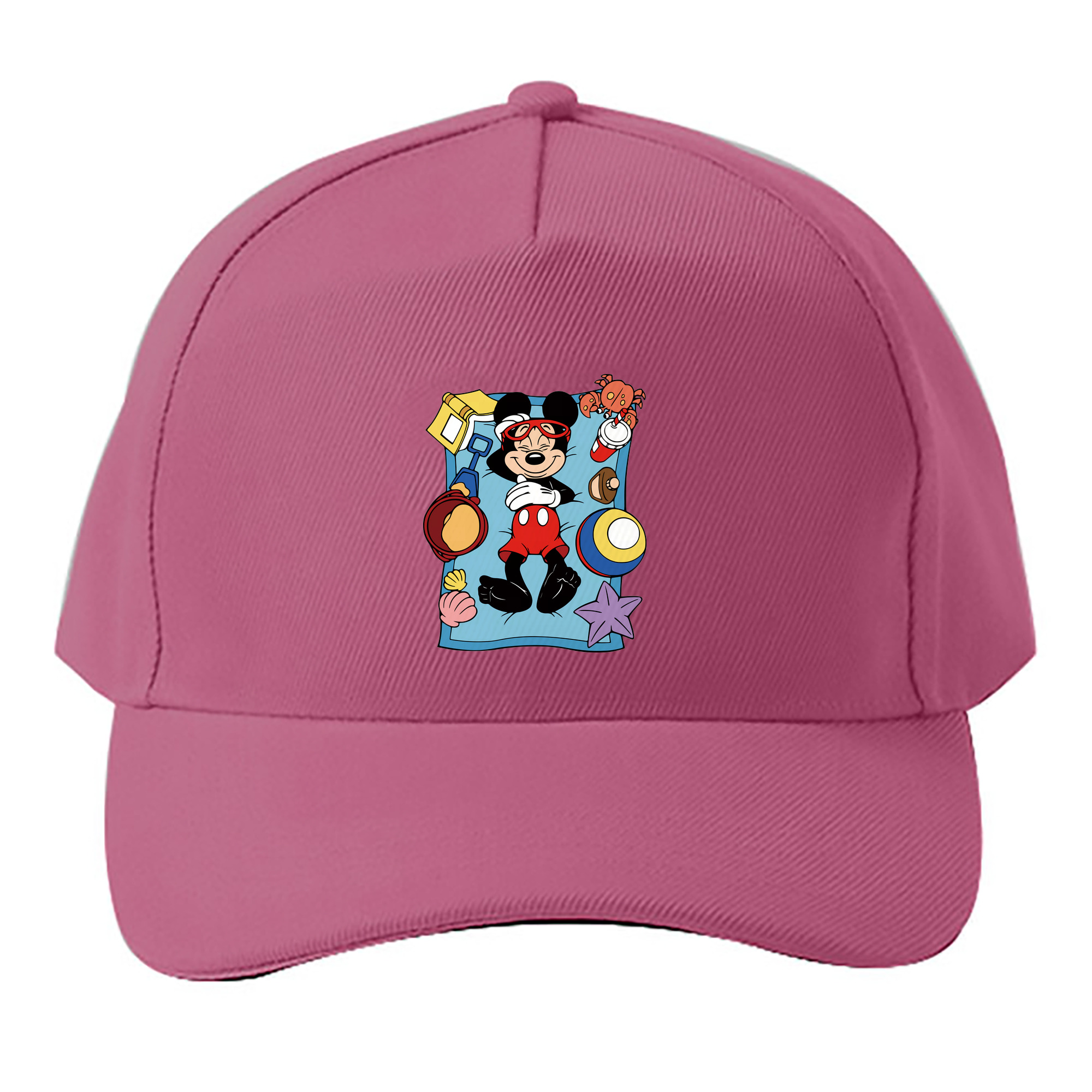 （画像用） ミッキーマウス Mickey Mouse ベースボールキャップ 綿100％ 男女兼用 帽子 スポーツ